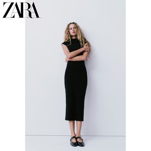 ZARA24春季新品 女装 修身连衣裙 4174308 800