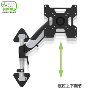 长臂猿电视壁挂架气压臂伸缩升降旋转液晶显示器屏幕通用挂墙支架