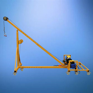 轻松吊小吊机门窗防盗网大玻璃220v家用便捷移动高空楼房吊窗神器