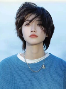 女生超短发酷帅气真人发丝自然韩全头套式中性光头发型夏米商贸198