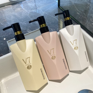 正品名美人v7洗发乳玻尿酸无硅油洗发水沐浴露护发素套装男女学生