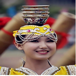 民族民间舞考级十级道具敬酒歌蒙古碗龙碗演出顶碗酒盅