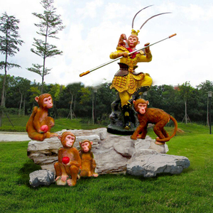 仿真孙悟空猪八戒猴子摆件西游记人物雕塑齐天大圣美猴王模型户外