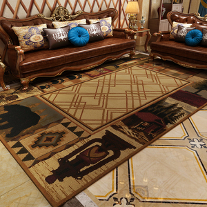 欧式宫廷风档次地毯 客厅沙发茶几毯美式家用卧室满铺床边毯轻奢