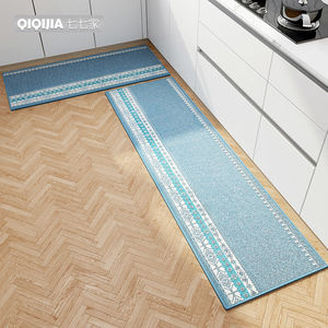 厨房地垫家用防油防水厨房地毯免洗可擦耐脏防滑脚垫吸水吸油垫子