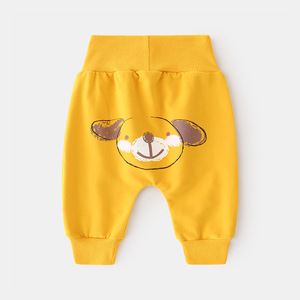 宝宝裤子春秋女婴幼儿屁屁裤秋冬高腰哈伦裤男婴儿秋装外穿大pp裤