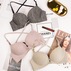 背小文胸罩加厚款少女学生聚拢收副乳上托性感内衣夏 梦特莲娜内衣