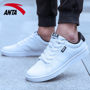安踏男鞋板鞋平板透气运动鞋冬季新款鞋子休闲鞋官网旗舰小白鞋男