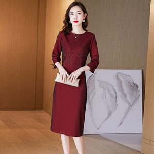 母亲结婚礼服2021年新款高档年轻款新娘妈妈秋装喜婆婆婚宴装高贵