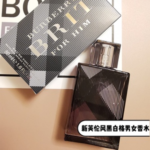 巴宝莉burberry博柏利新英伦风格黑格男士白格子女士淡香水木质调