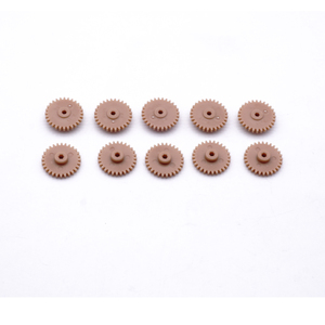 自制田宫四驱车配件 28t齿轮 棕色10粒装 适用于sfm底盘