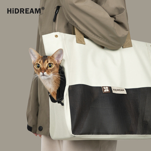 QZee宠物猫包HiDREAM单肩帆布小型狗外出便携手提包小体犬轻便袋