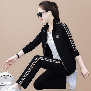 女士休闲套装春秋