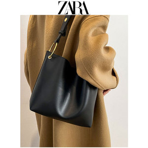 zara官方旗舰店女包水桶包包夏天通勤新款高级质感斜挎单肩大容量