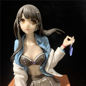 daiki 大气工业 我的恋人 兰前辈 学姐 桌上少女 坐姿 盒装手办