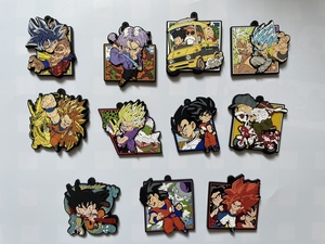 正版散货七龙珠DRAGONBALL 食玩ART 立体橡胶挂件钥匙扣