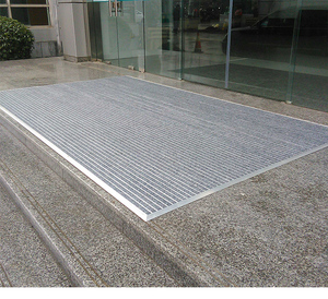 铝合金地垫公司商场门口刮泥坑毯擦泥脚垫店面不锈钢金属防尘地毯