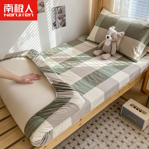 学生宿舍专用床笠纯棉全棉床罩90x200寝室单人0.9床单床上三件套
