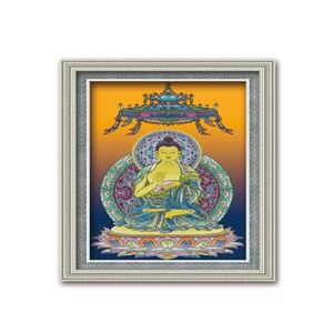 【凡朴佛画】ks十字绣客厅3d印花佛教佛像画竖版南无离怖畏如来