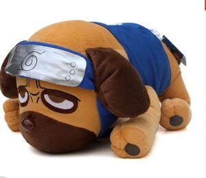 趴趴狗火影忍者卡卡西狗狗可爱 毛绒玩具公仔布偶布娃娃生日礼物