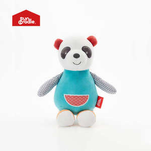 suncradle熊猫婴儿安抚玩具可爱的公仔手工玩偶娃娃宝宝陪伴礼物