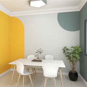 乳胶漆墙面造型模板墙面刷漆图案模具模型几何图形弧半圆造型图案