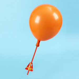 手工DIY自制气球直升机飞机 学生儿童科技小制作材料实验教具发明