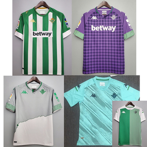 皇家贝蒂斯球衣20-21real betis8号费基尔17号华金主场冷门足球服