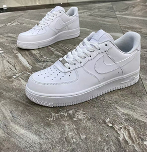 纯白定制nike air force 1耐克af1男女空军一号休闲板鞋 cw2288