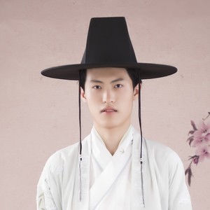 手工制作明代飞鱼服大帽方顶笠帽古风帽子汉服男配帽