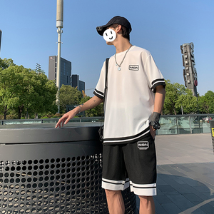 智快鱼靓仔曼哈顿黑蝠社男人帮潮牌男装品牌正品特卖汉崇短袖t恤