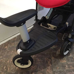 欧洲bugaboo wheeled board 婴儿车配套脚踏板座椅套装