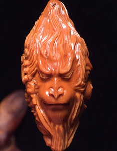 手串三面雕刻齐天大圣斗战胜佛孙悟空猴子手工核雕手链男士2人付款