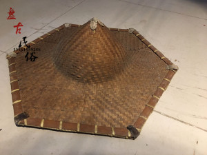 00飞临fl淘宝竹编灯罩外壳竹编台灯灯罩斗笠灯罩草帽子吊灯复古怀旧