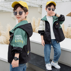 男童春装风衣外套三四五六七八十岁小男孩儿童衣服帅气时髦潮童装