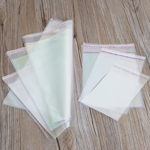 透明自封袋封口袋透明饼干糖果包装袋粘贴袋塑料袋打包袋5丝100只
