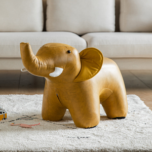 x沫妍家具大象动物客厅简约现代家用创意可爱科技布凳茶几换鞋凳