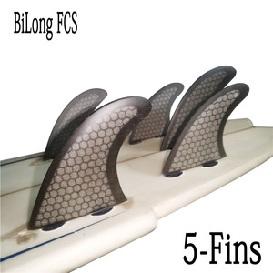 5个一套 BiLong FCS 1代 Five fins 3G5+2GX Surf Fin冲浪板尾鳍