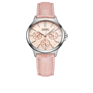 casio卡西欧女表简约休闲时尚钢带防水石英手表ltp-v300l-4a潮流