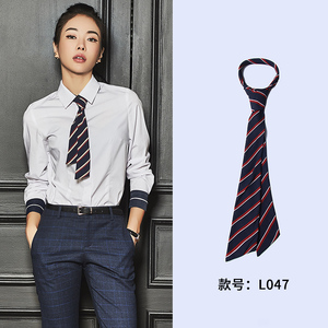 涟影女士领带职业商务正装ol衬衫西装领巾学院风时尚女生服饰配件