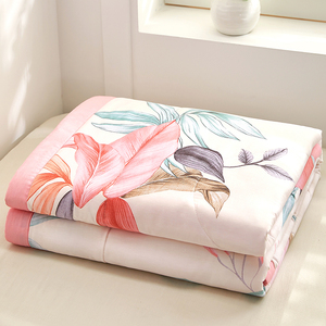 全棉夏被空调被100%纯棉夏凉被薄款单双人可机洗春秋儿童被子夏季