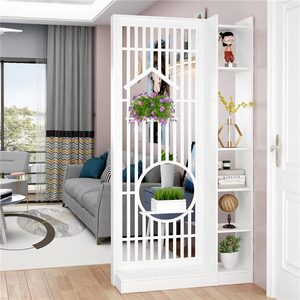 新中式屏风隔断置物架门客厅装饰墙简约现代办公网红进门玄关柜