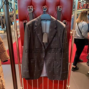 slab现货gucci古驰 男款小蜜蜂休闲西装外套西服 46 50码