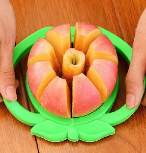 美享一刻！优质大号不锈钢切苹果器 切水果器切片器 去核苹果切分