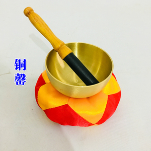 佛家法器佛具用品 影视戏剧道具 道士铜磬铜庆铜铃木鱼乐器 纯铜