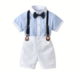 2周岁生日男孩衣服小朋友礼服 男童一周岁男宝宝西装三周岁摄影服
