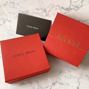 专柜礼盒 amani阿玛尼口红气垫彩妆礼盒空盒子专柜包装壳唇釉香水