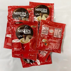 包邮雀巢1 2原味低糖15g*30方包另100方包袋装 速容咖啡三合一