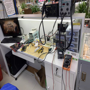 店铺手机维修台工作台修理木质收银贴膜电脑桌子定做柜台0人付款619