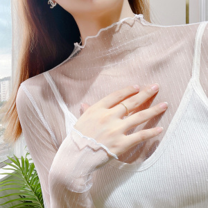 半透明上衣女透视